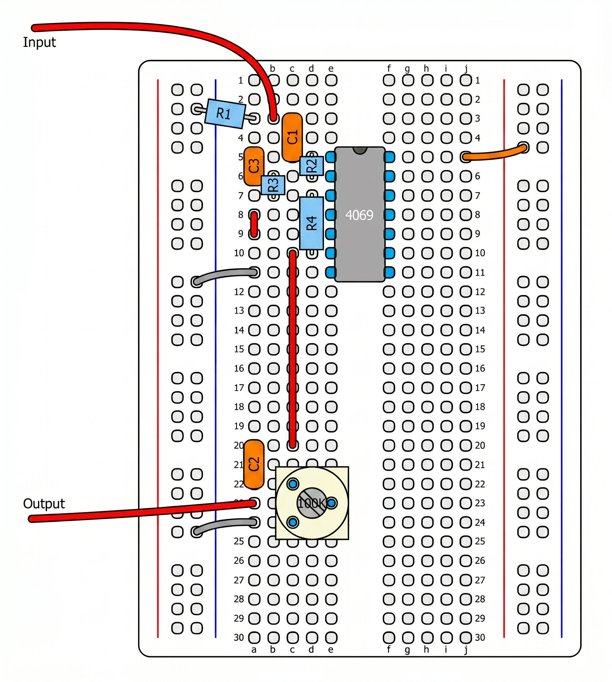 Complete CMOS'ifier breadboard